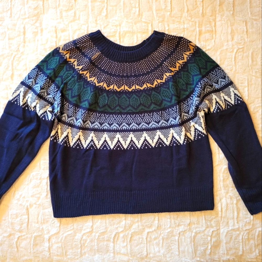 Shein fair isle sweater